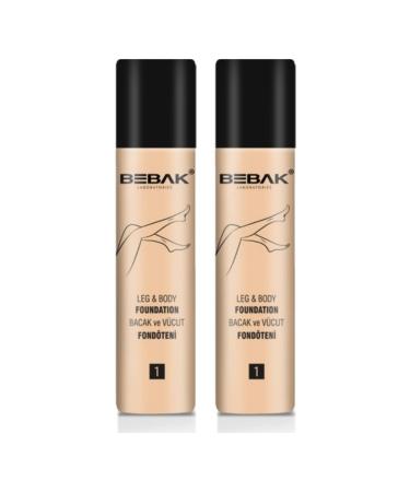 Bebak Leg Foundation Light Tone Light Tone Number 1 75 Ml 2 Pieces