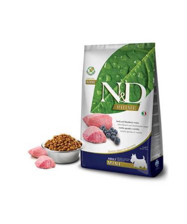 N & D Prime Lamb and Blueberry Small Breed Grain Free Adult Dog Food 2.5 Kg - Farmapets - Buy Online on GoSupps.com