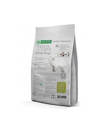 Natures Production Natures P. White Dog Grain-Free Junior Puppy Food with Trout and Shrimp 1.5 Kg