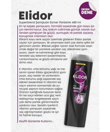Elidor Superblend Shampoo Brunette Shine 400 Ml - Buy Online on GoSupps.com