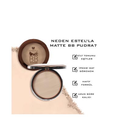 Estella A Flawless Look is Possible with Just One Powder: Estel'la Matt BB Powder No:3 - Buy Online on GoSupps.com