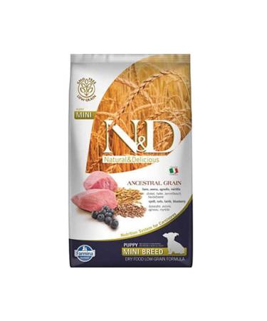 N & D Ancestral Grain Lamb Blueberry Small Breed Ancestral Grain Puppy Food 2.5 Kg