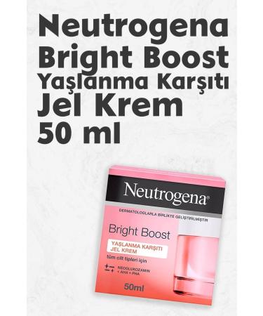 Neutrogena Bright Boost Anti-Aging Gel Cream 50 Ml