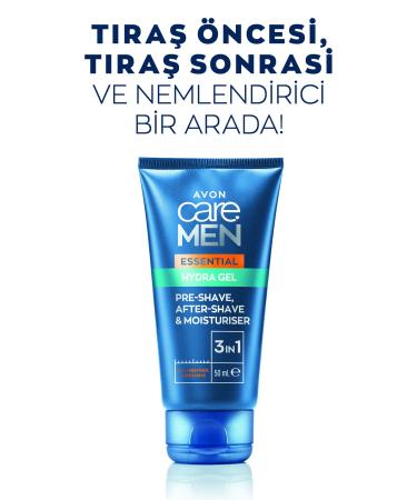 Avon Care Men Essential 3 in 1 Moisturizing Face Wash Gel 50 Ml. - Buy Online on GoSupps.com