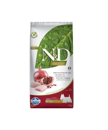N & D Prime Grain Free Mini Adult 2.5kg Chicken and Pomegranate Small Breed Adult Dog Food