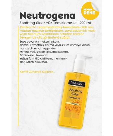 Neutrogena Soothing Clear Facial Cleansing Gel 200ml - Buy Online on GoSupps.com