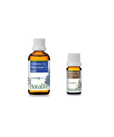 Botalife 10 ml Rosemary Oil and 50 ml Black Cumin Oil Set - Buy Online on GoSupps.com