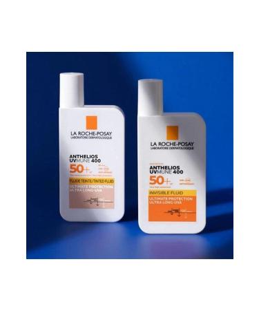 La Roche Posay Uvmune 400 Invisible Fluid Tinted Sunscreen 50ml - Buy Online on GoSupps.com