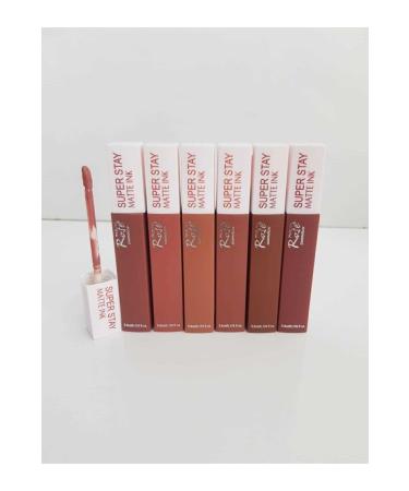 Roesia Rose Cosmetics Lipstick Set of 6