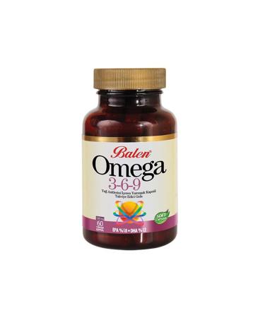 Balen Omega 3-6-9 Softgels 1200 Mg 60 Capsules Balen