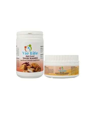 Vie Life 520g Low Protein Chicken Substitute and 200g Dp Nugget Coating Mix - Economic Size