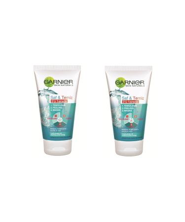 Garnier Pure & Clean 3 in 1 Anti-Oily and Anti-Imperfections Cleansing Gel 150 ml