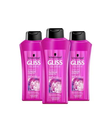 Gliss Supreme Length Shampoo 3 Pcs 525 ml