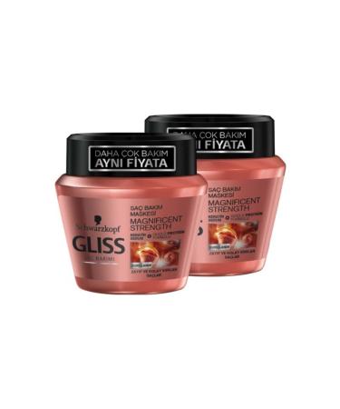 Gliss 300Ml Magnificent Strength Mask x 2 Pieces