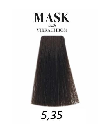 Davines Mask Vibrachrom 5.35 Light Brown Dore Akaju 100 ml 8004608258490 (Oxidizer-free) - Buy Online on GoSupps.com