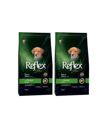 Reflex Reflex Plus Small Mini Breed Chicken Puppy Dog Food 3 Kg SET OF 2