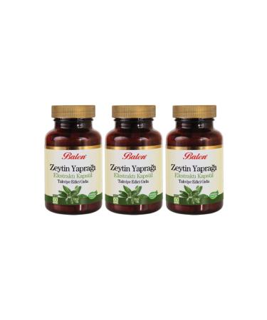 Balen Olive Leaf Extract 60 Capsules X 3 Pieces