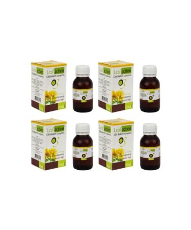 Leaf Action Ozone Oil Ozonated St. John's Wort Oil 50 Ml X 4 Pieces