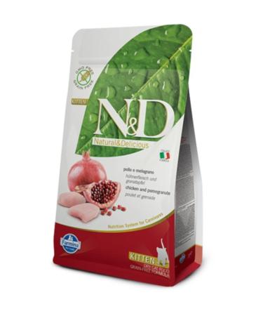 N & D Kitten Grain-Free Chicken & Pomegranate Cat Food 1.5kg