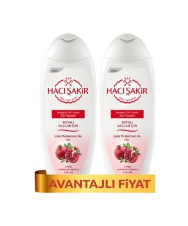 Hac akir Shampoo Cream Pomegranate - Dyed Hair 500 ml X 2