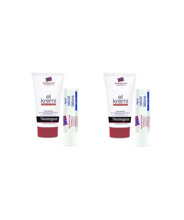 Neutrogena Unscented Hand Cream 75 ml + Lip Balm