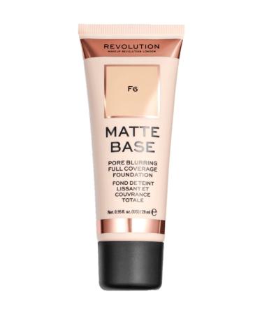 MAKEUP REVOLUTION Matte Base Foundation F6 Foundation - Buy Online on GoSupps.com