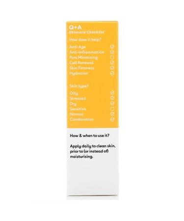 Q+A Peptide Anti Aging Face Serum 30 ml - Buy Online on GoSupps.com
