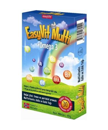 Easy Fishoil Multi +omega 3 30 Chewable Gel Form