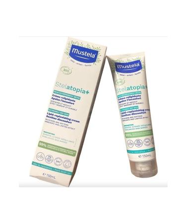 Mustela Stelatopia Lipid Replenishing Skin Barrier Regenerator - Relaxing Cream 150ml - Buy Online on GoSupps.com