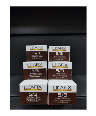 Lilafix 5/3 Light Brown Dore Hair Dye 60mlx6 Pieces keus05060104