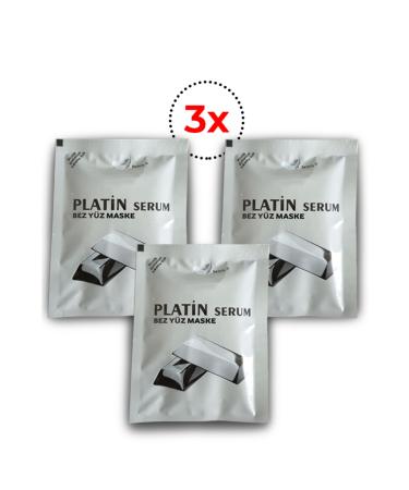 ARMONIKONYA 3 Pieces Soothing Skin Care After Skin Cleansing Relaxing Platinum DNA Vitamin Containing Mask