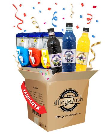 Meyslush (EXOTIC-LEMON-BLACKBERRY) Flavor. Ice Powder Frosting Syrup (ASK A QUESTION FOR 2 DIFFERENT TYPES)