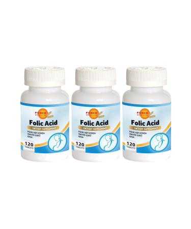 Force Nutrition Folic Acid 400 Mcg 3x120 Tablets Folic Acid