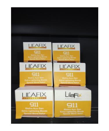 Lilafix Extra Lightening Yellow 911 Hair Dye 60 Ml X 6pcs keus0506045