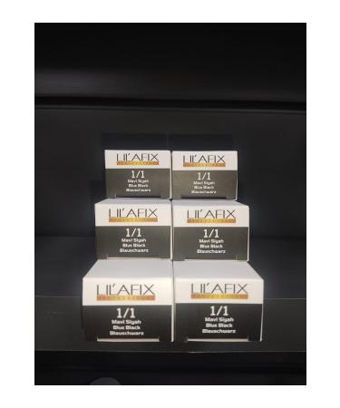 Lilafix Blue Black 1.1 Cream Hair Dye 60mlx 6 Pieces keus0506020