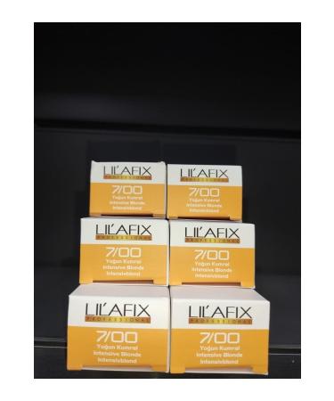 Lilafix 7/00 Intense Blonde Hair Dye 60mlx6 Pieces keus0506096