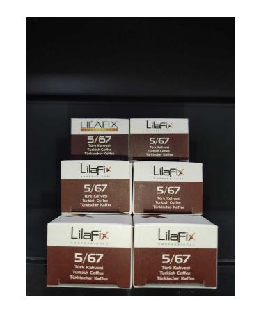 Lilafix 5/67 Turkish Coffee Hair Dye 60mlx6 Pieces keus0506070
