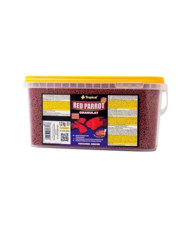 Tropical Red Parrot Granulate Bucket 1.2 KG/3 L