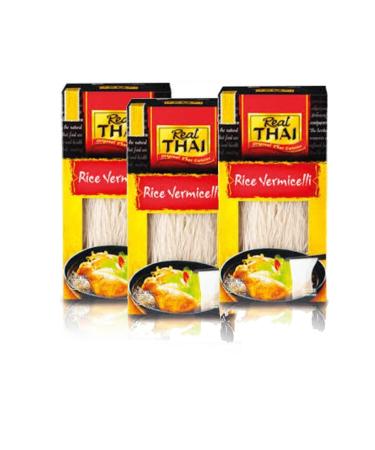 Real Thai Rice Vermicelli Rice Vermicelli 250 Gr Set of 3