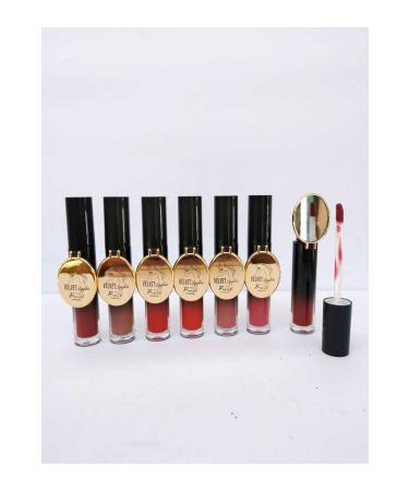 AILY COSMETICS Rose Velvet Model 6 Mirrored Permanent Lipstick Series