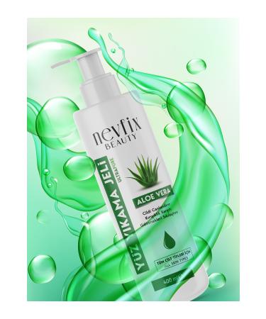 Nevfix Beauty Aloe Vera Face Wash Gel 400 ML - Buy Online on GoSupps.com