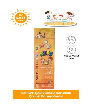 Elder Kids Sun Cream Children's Sun Cream High Protection Spf 50