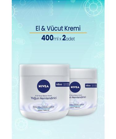 NIVEA Hand and Body Intensive Moisturizing Care Cream 400 Ml X 2 Pieces