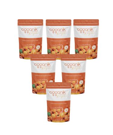 ogganik 6 Pack Freeze Dried Apricot Chips - Freeze Dried Apricots 6x30gr