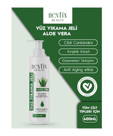 Nevfix Beauty Aloe Vera Face Wash Gel 400 ML