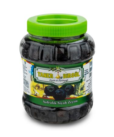 TANER B RG L OLIVE GEML K Gemlik Less Salty Oily Saddle Black 1kg - Buy Online on GoSupps.com