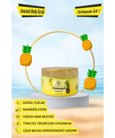 Asl This Moisturizing Renewing Pineapple Essence Hand Foot Body Peeling Body Scrub