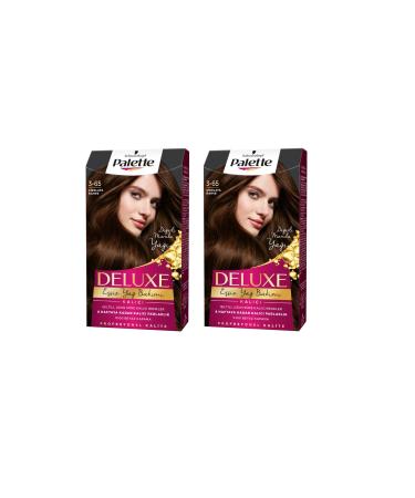 Palette DELUXE HAIR DYE 3-65 CHOCOLATE BROWN x 2 PCS