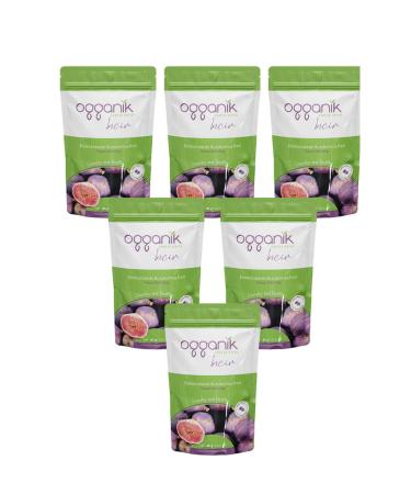 ogganik 6 Pack Freeze Dried Fig Chips - Freeze Dried Fig 6x30gr