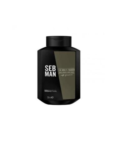 Sebastian Seb Man The Multi Tasker 3 In 1 Hair Beard And Body Shampoo 250ml